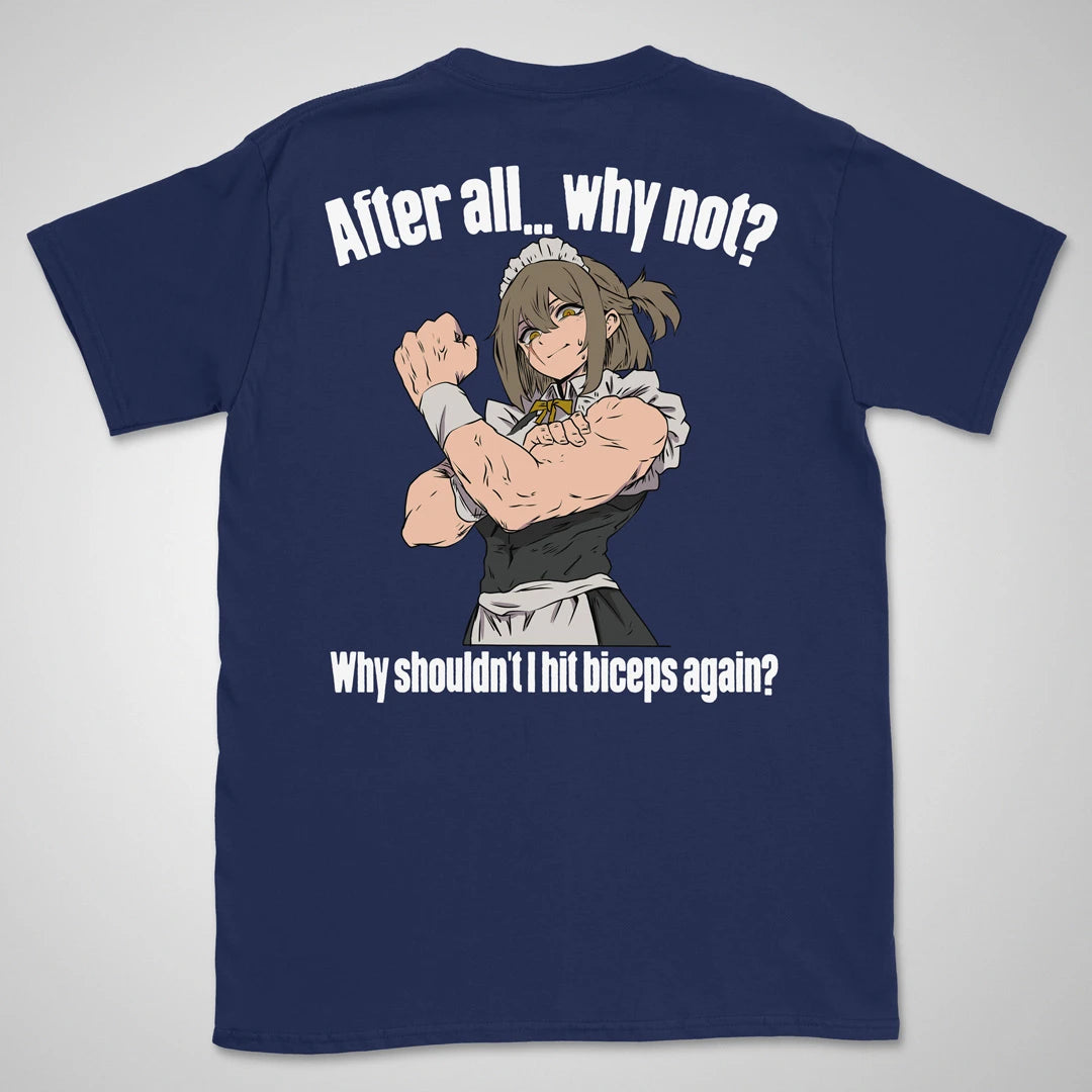 Biceps Again | back print ❀ T-shirt