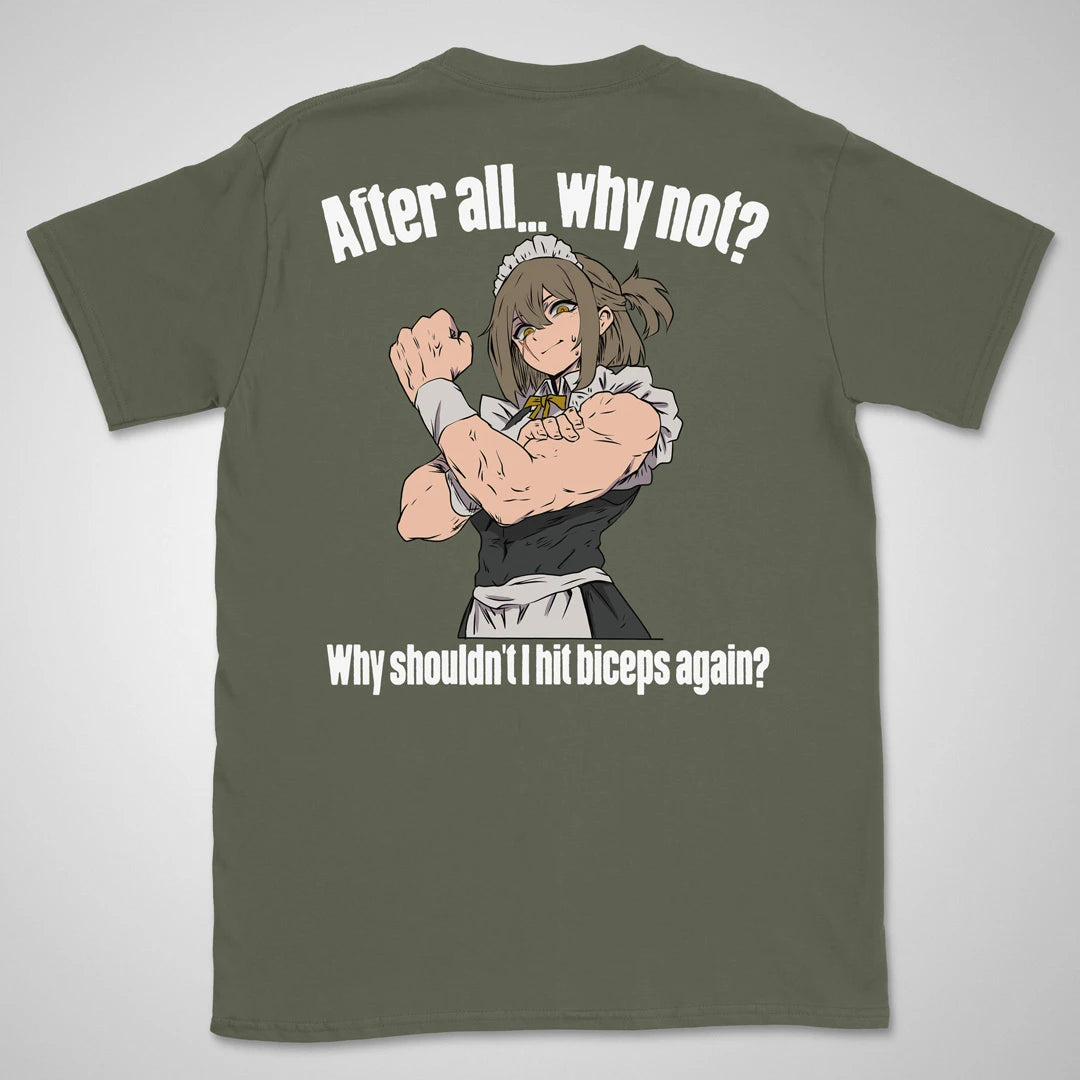 Biceps Again | back print ❀ T-shirt