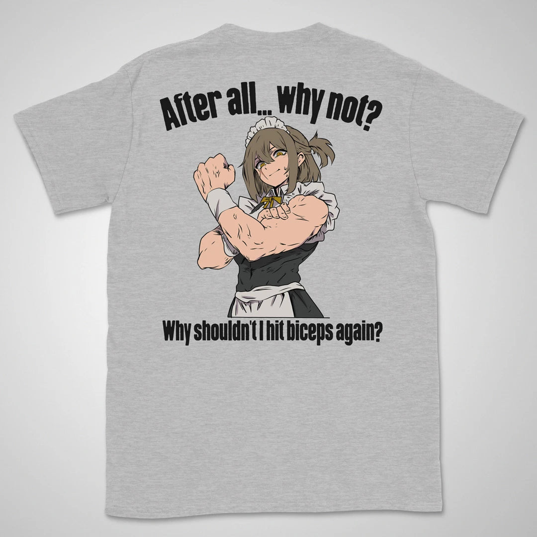 Biceps Again | back print ❀ T-shirt
