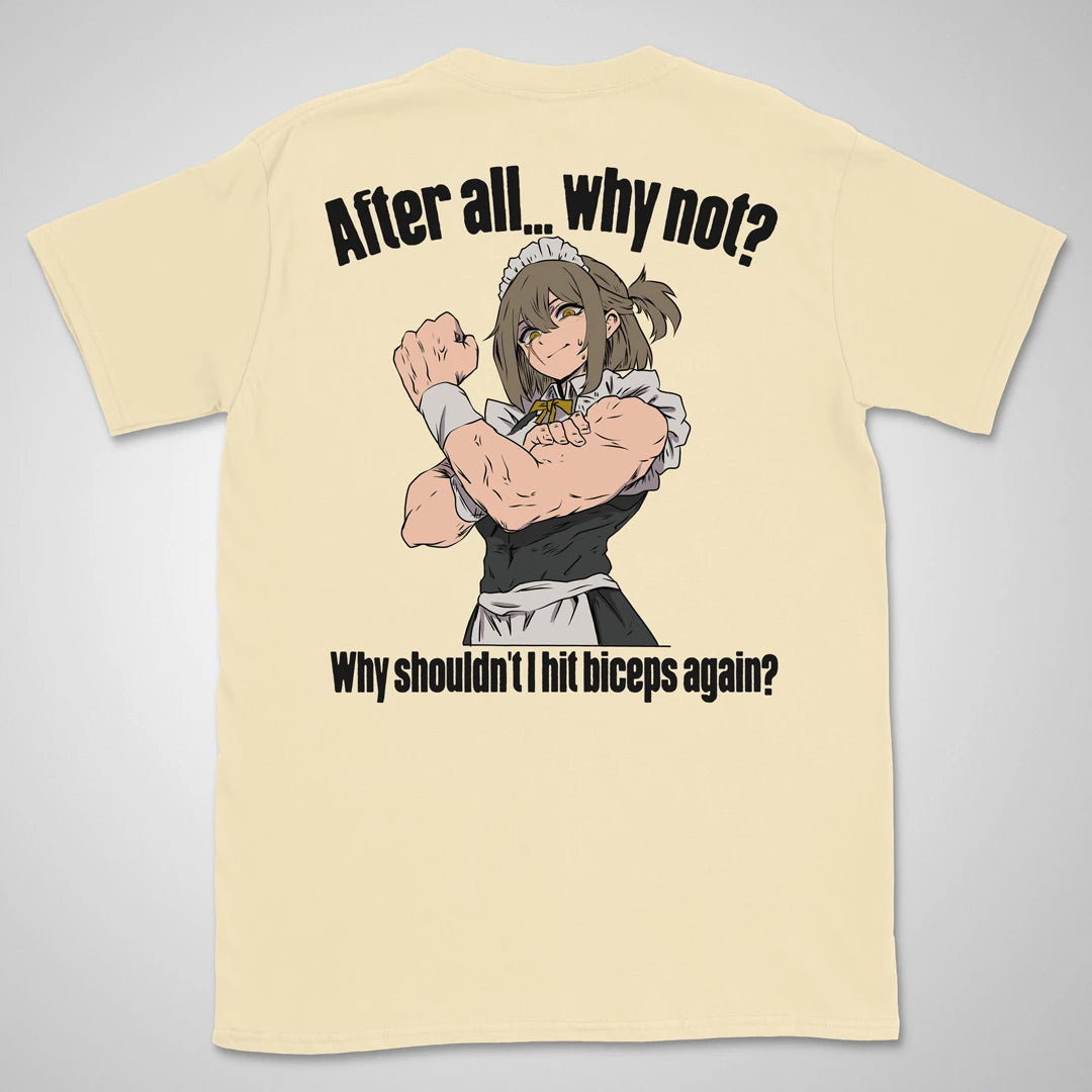 Biceps Again | back print ❀ T-shirt