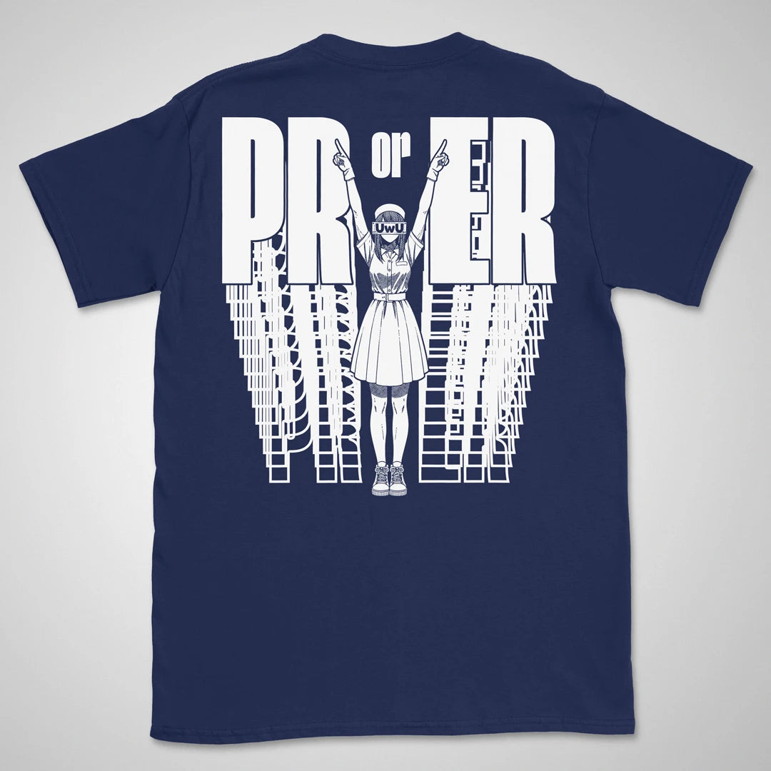 PR or ER | back print ❀ T-shirt