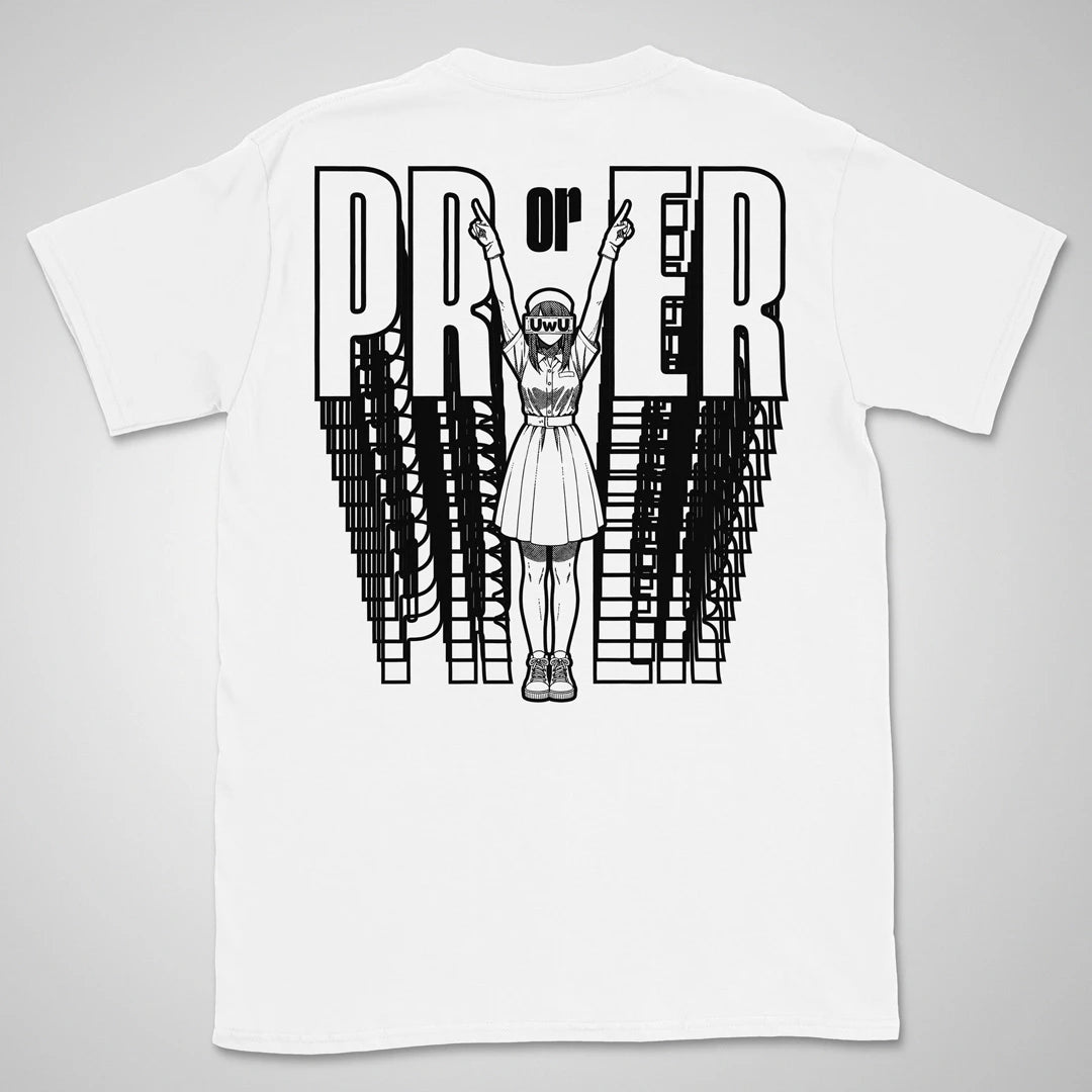 PR or ER | back print ❀ T-shirt