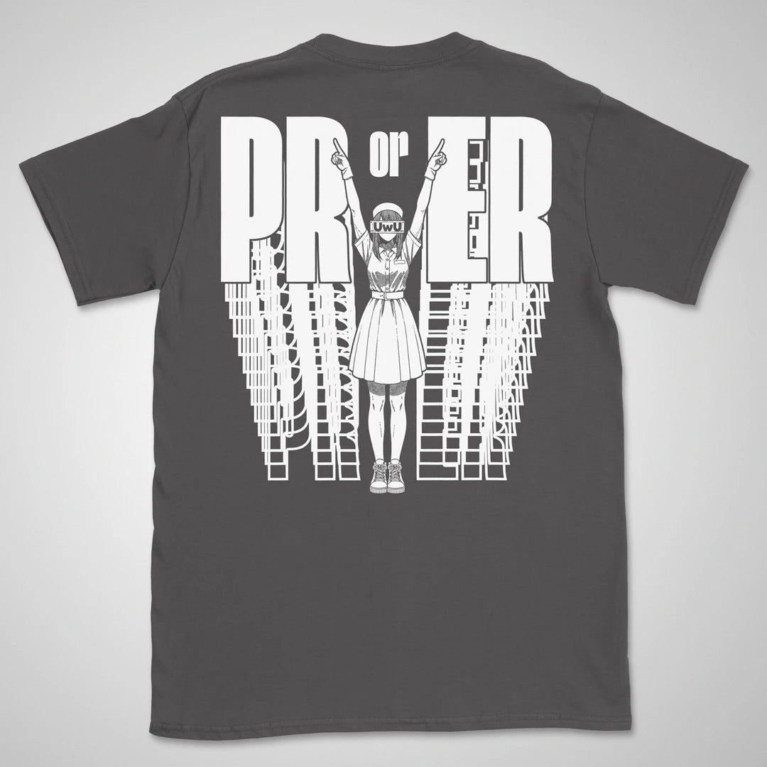 PR or ER | back print ❀ T-shirt