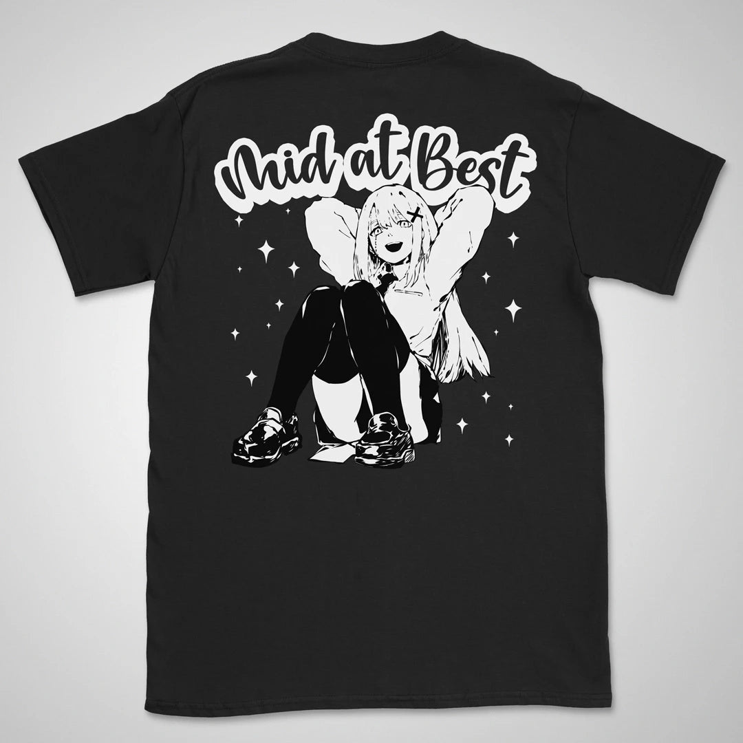 Mid At Best | back print ❀ T-shirt