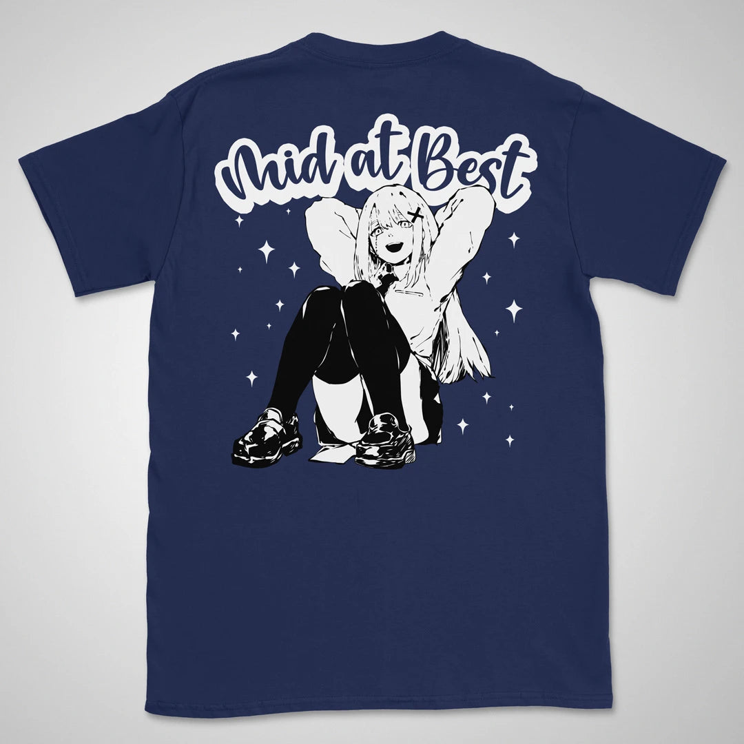 Mid At Best | back print ❀ T-shirt