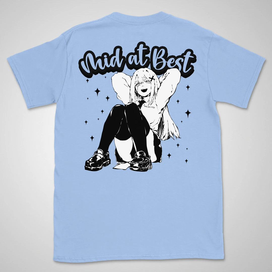 Mid At Best | back print ❀ T-shirt