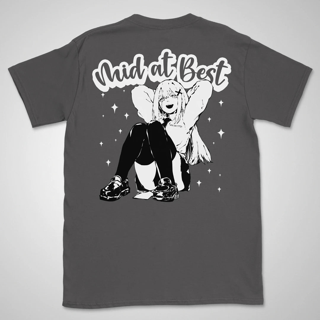 Mid At Best | back print ❀ T-shirt