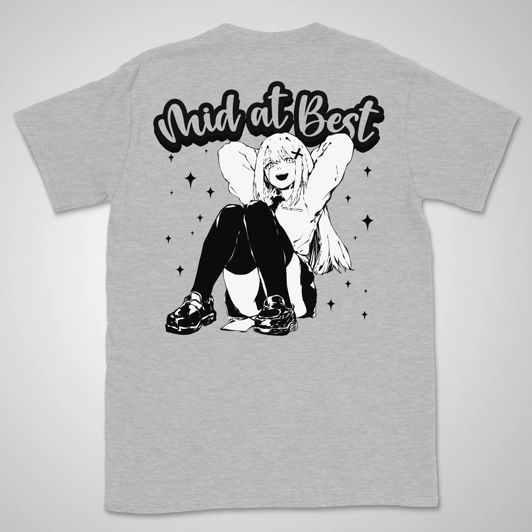 Mid At Best | back print ❀ T-shirt