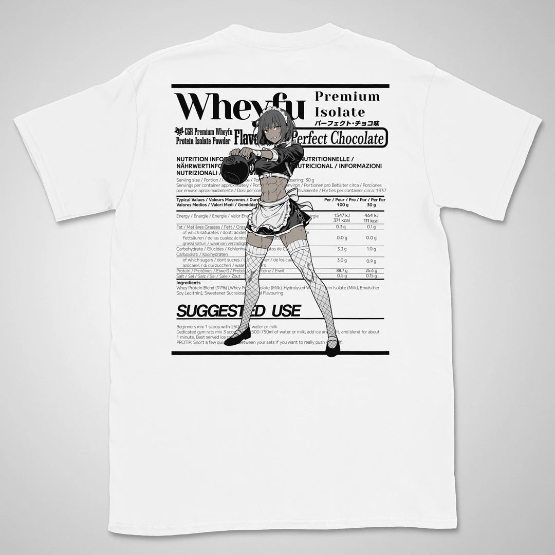 Wheyfu Perfect Chocolate | back print ❀ T-shirt