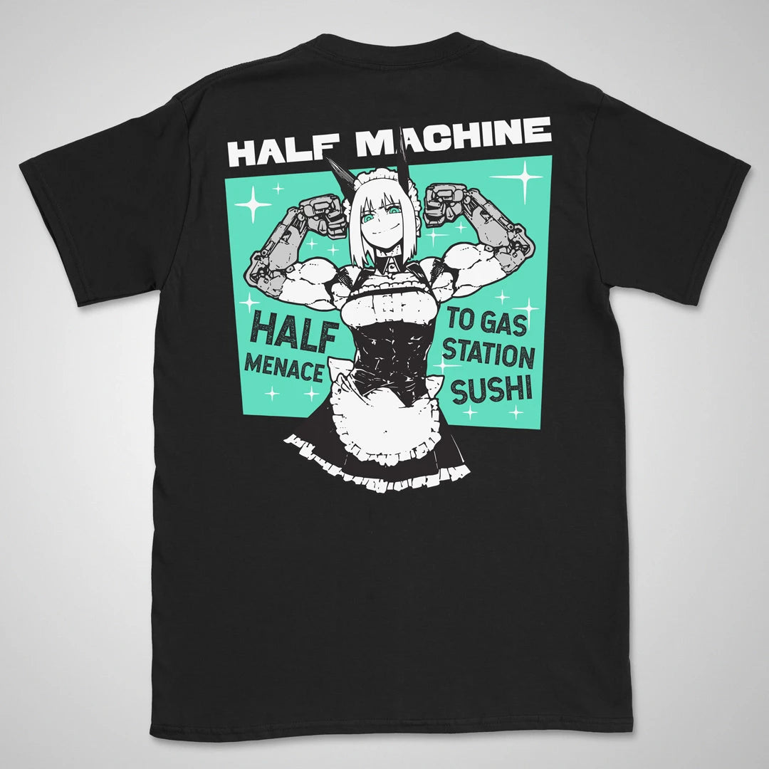 Half Machine | back print ❀ T-shirt