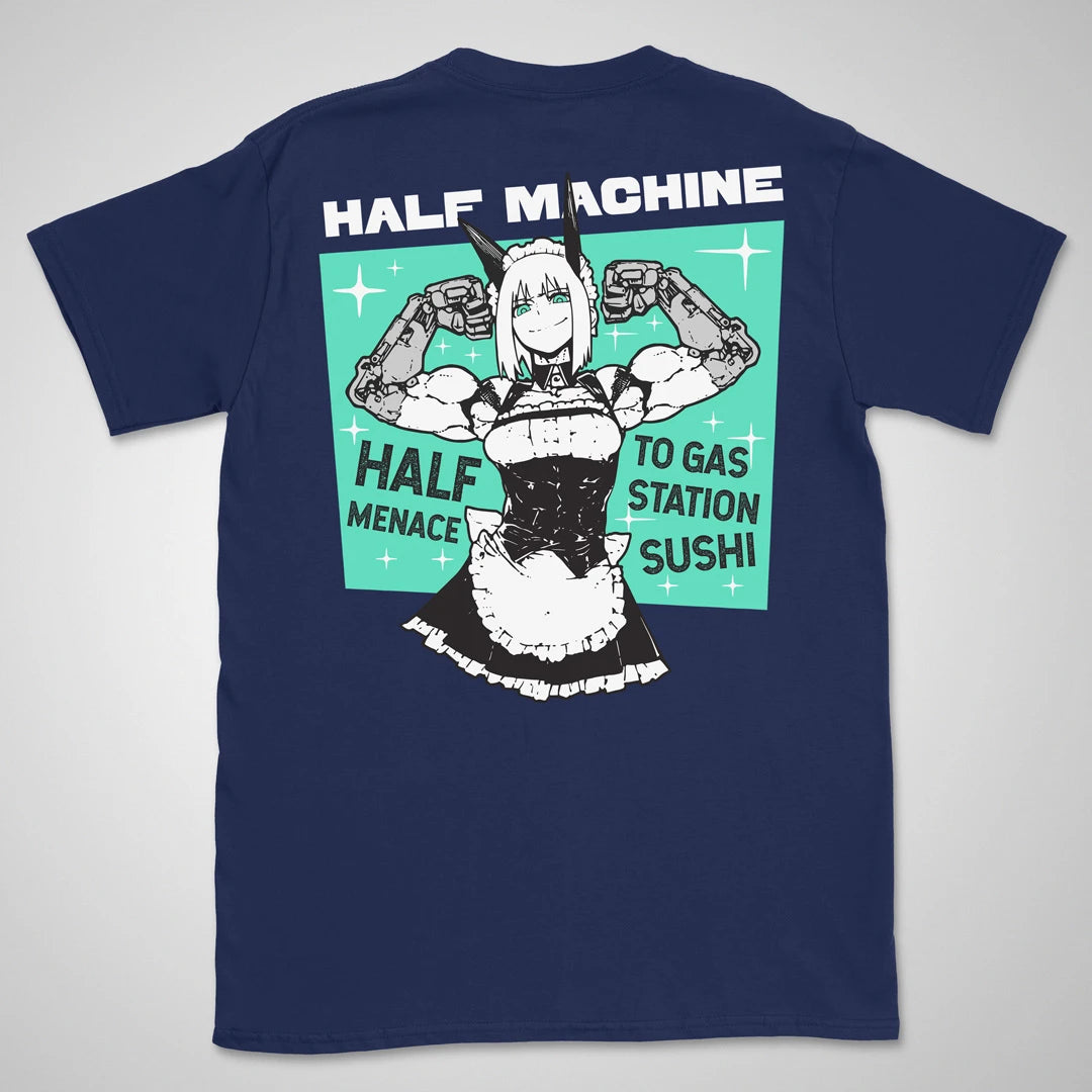 Half Machine | back print ❀ T-shirt