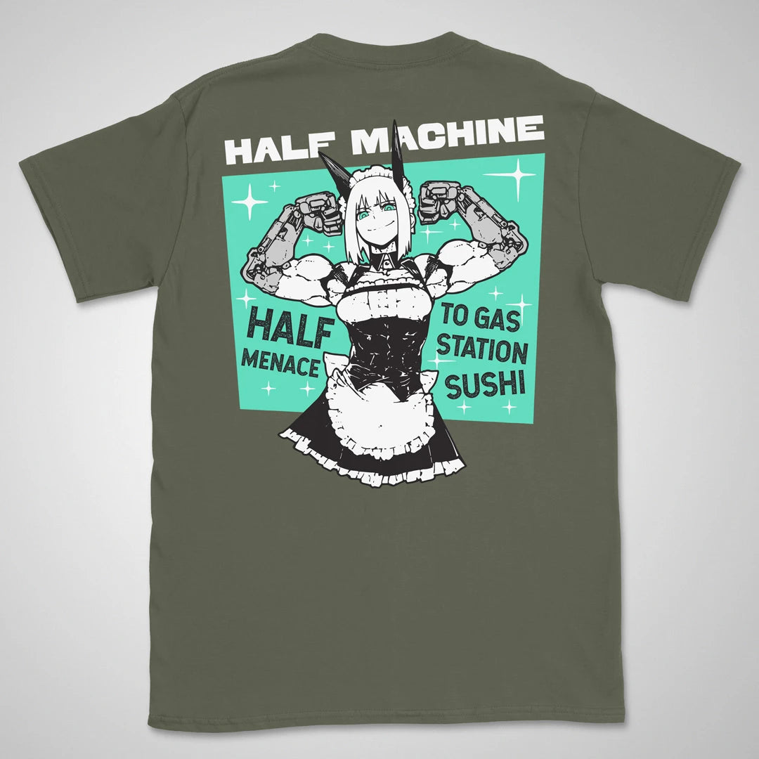 Half Machine | back print ❀ T-shirt