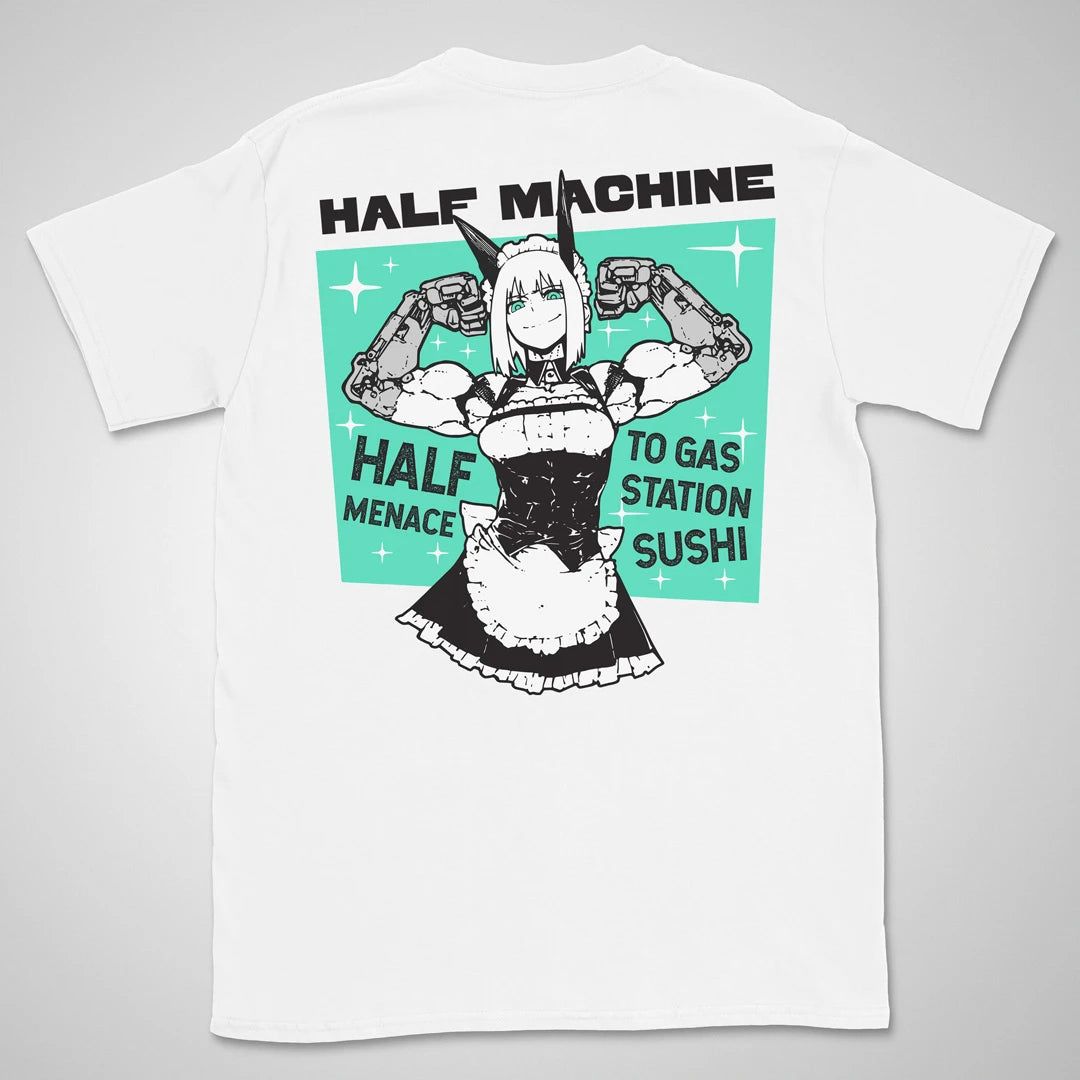Half Machine | back print ❀ T-shirt