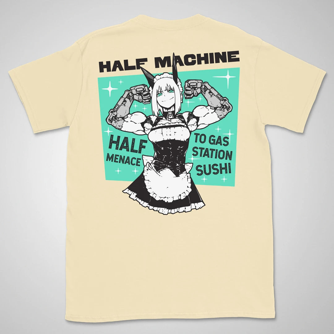 Half Machine | back print ❀ T-shirt