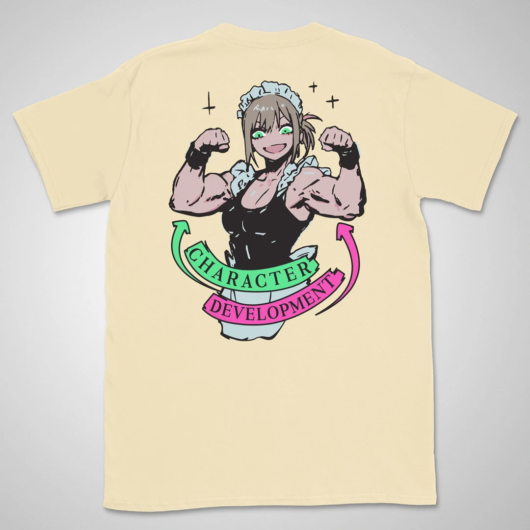 Character Development | back print ❀ T-shirt