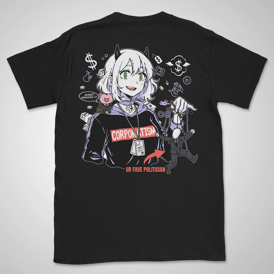 Corporatism | back print ❀ T-shirt