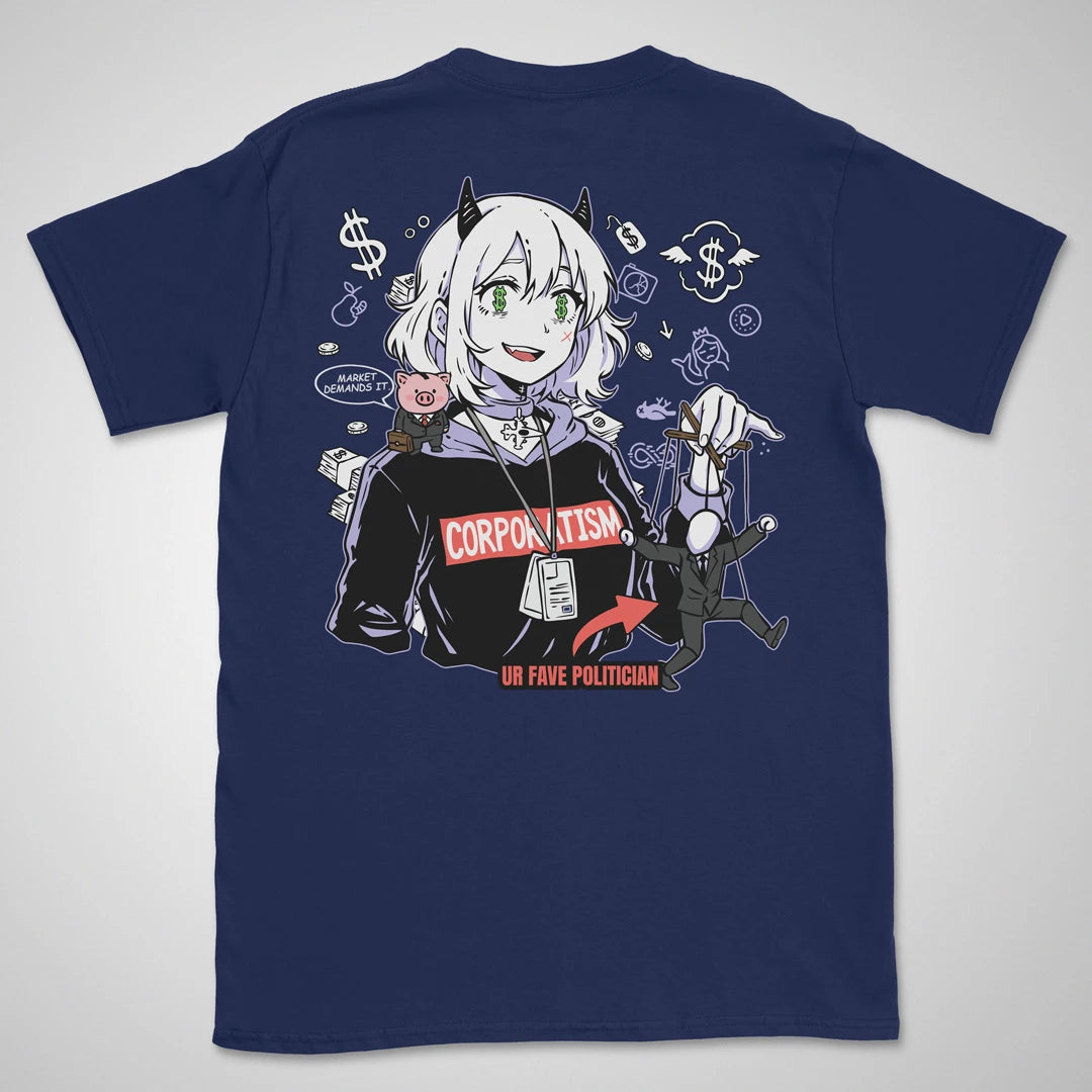 Corporatism | back print ❀ T-shirt