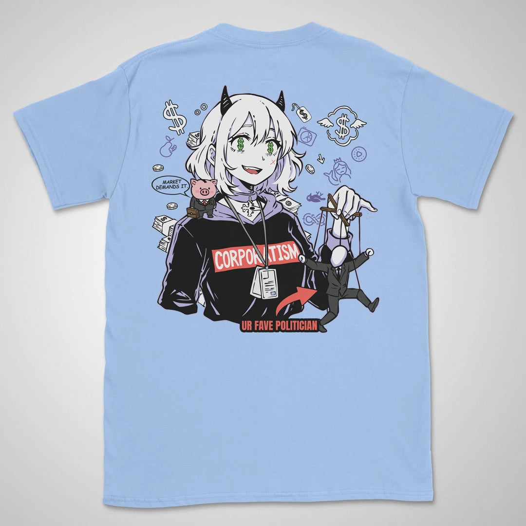 Corporatism | back print ❀ T-shirt
