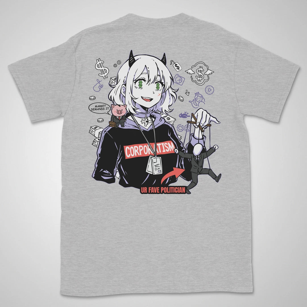 Corporatism | back print ❀ T-shirt