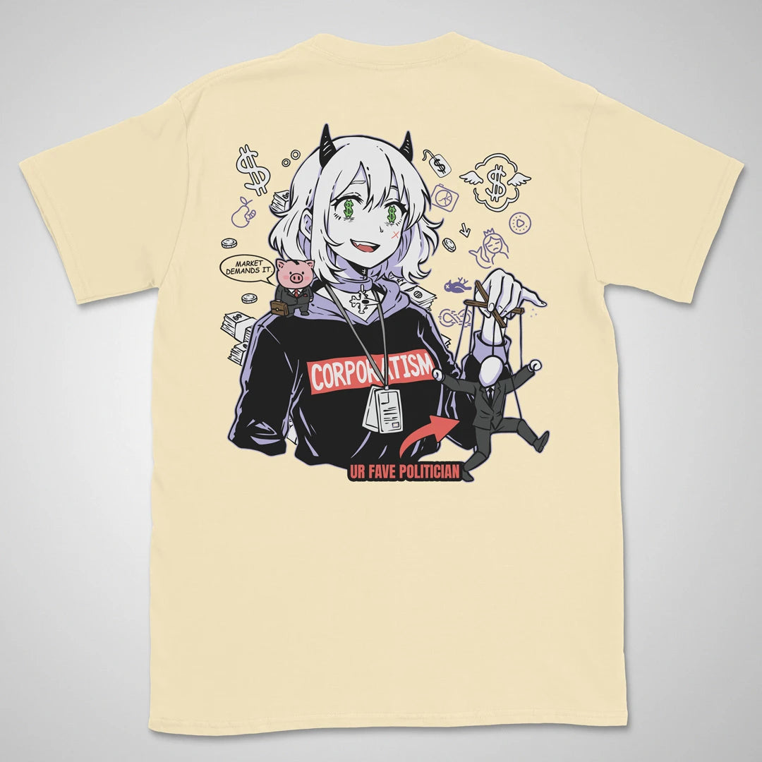 Corporatism | back print ❀ T-shirt