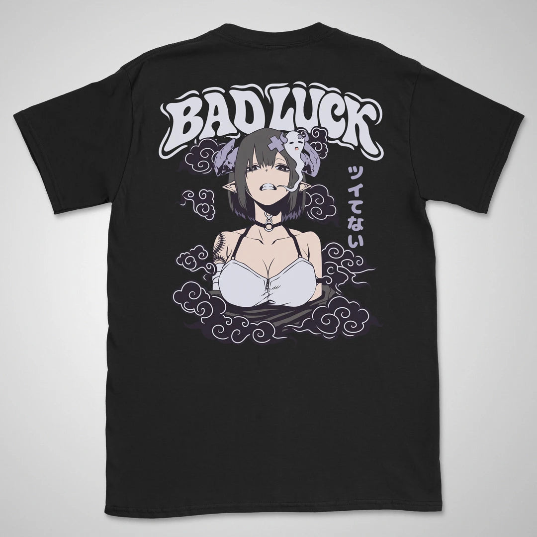 Bad Luck | back print ❀ T-shirt