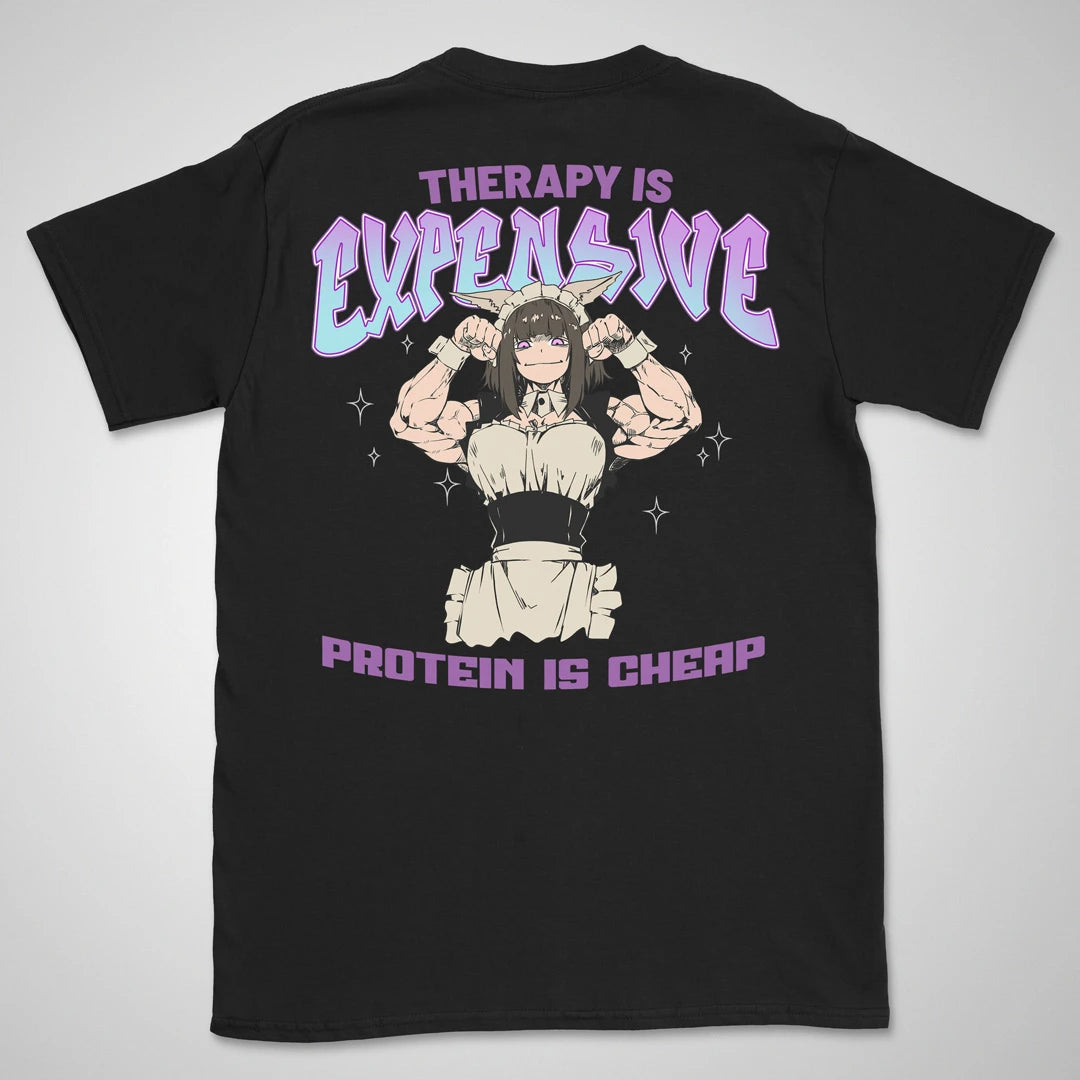 Therapy Is Expensive | back print ❀ T-shirt