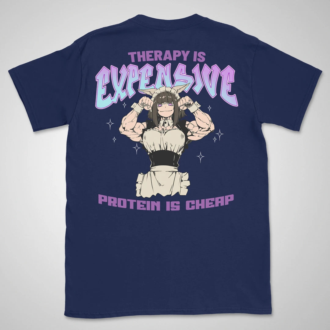 Therapy Is Expensive | back print ❀ T-shirt