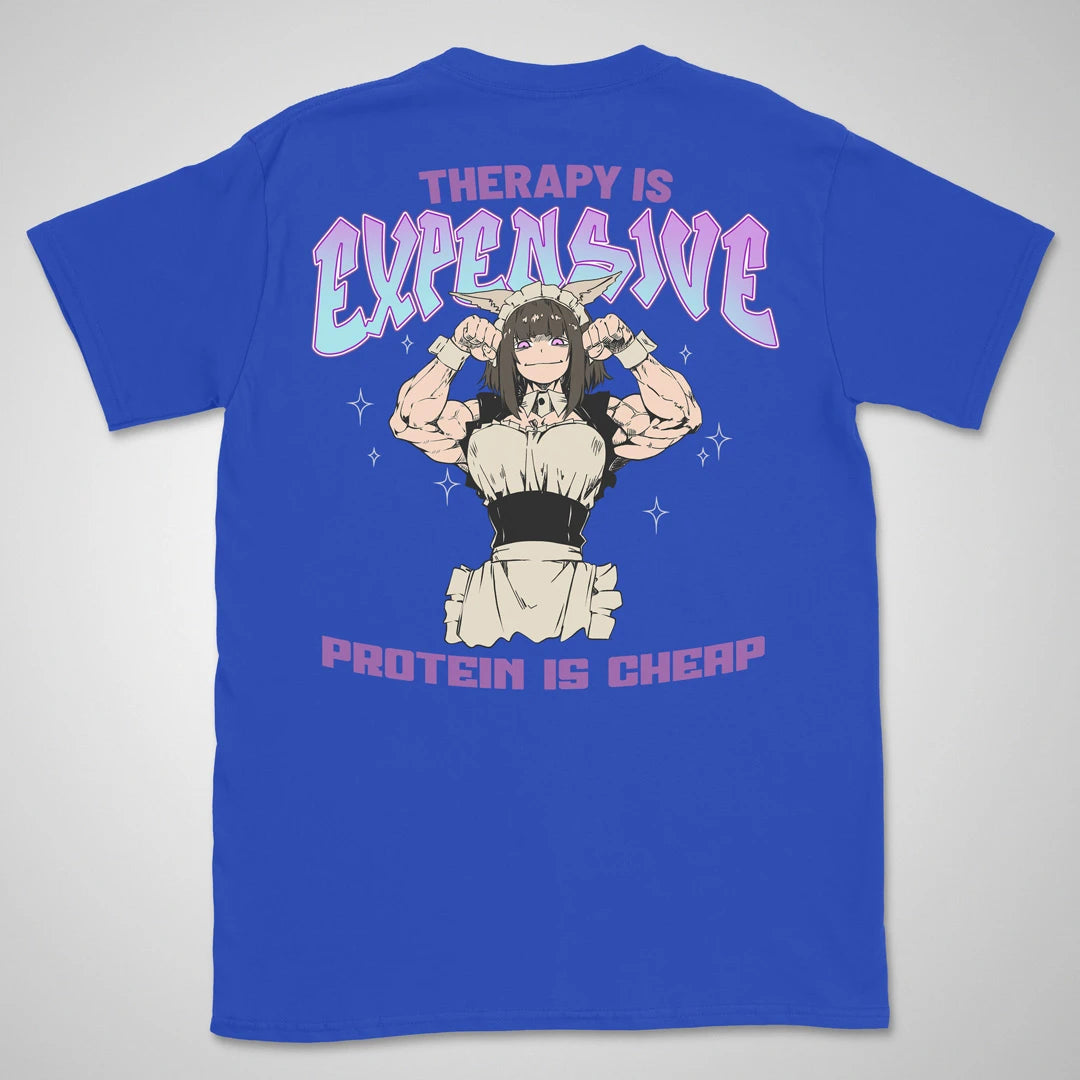 Therapy Is Expensive | back print ❀ T-shirt
