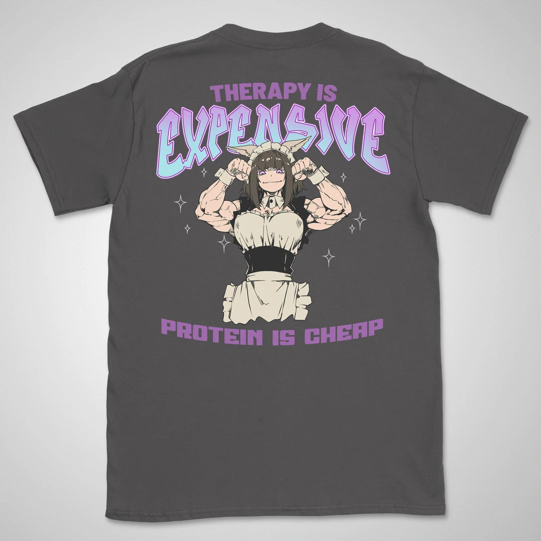 Therapy Is Expensive | back print ❀ T-shirt