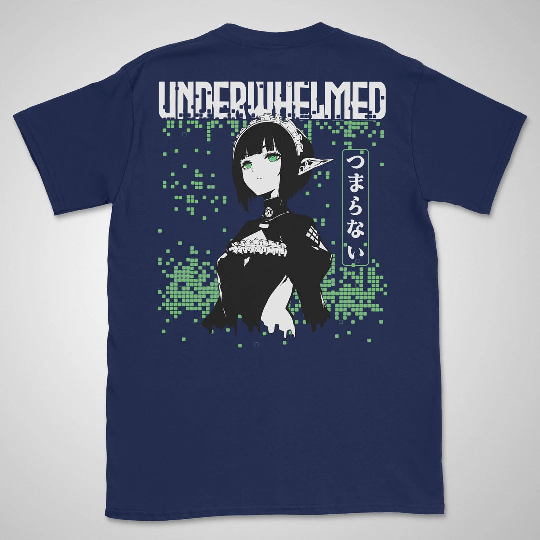 Underwhelmed | back print ❀ T-shirt