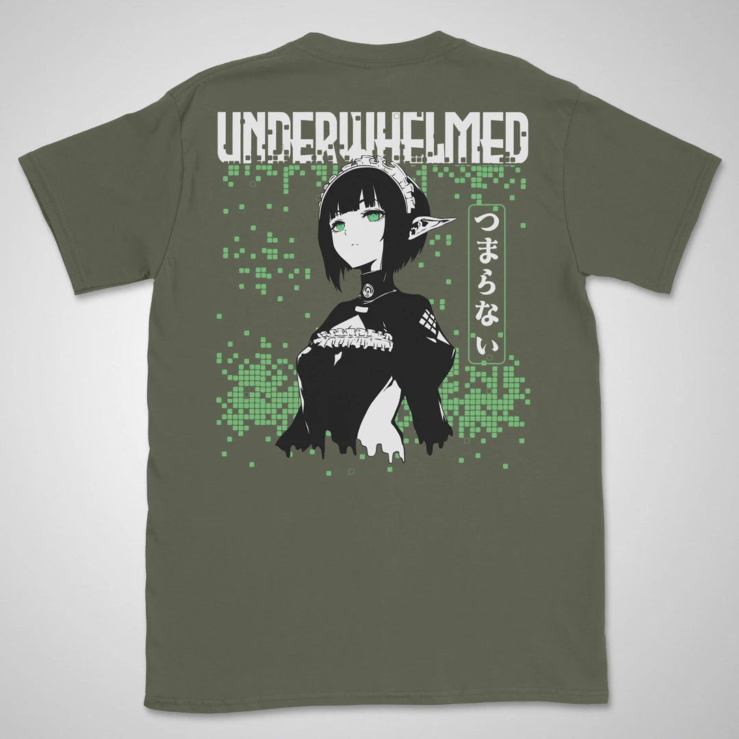 Underwhelmed | back print ❀ T-shirt