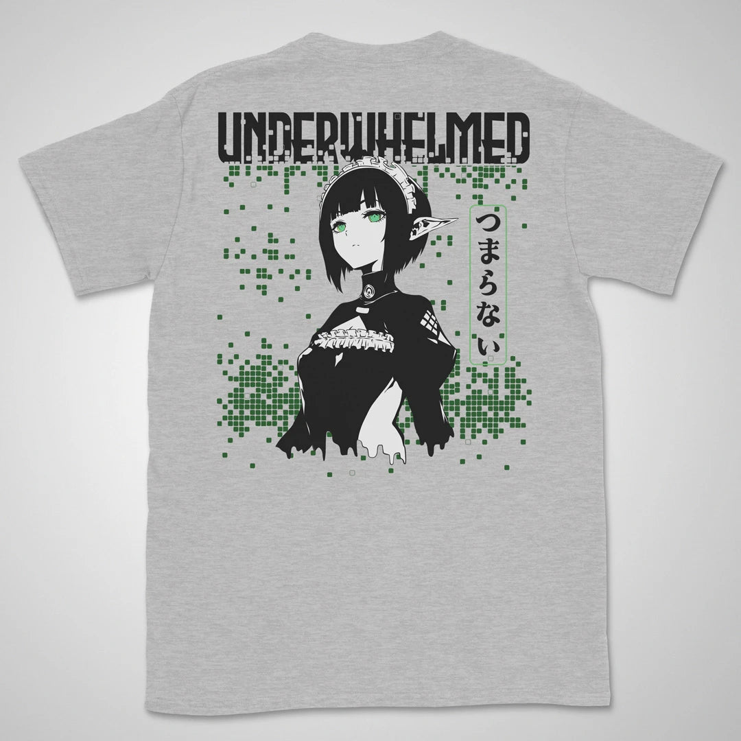 Underwhelmed | back print ❀ T-shirt