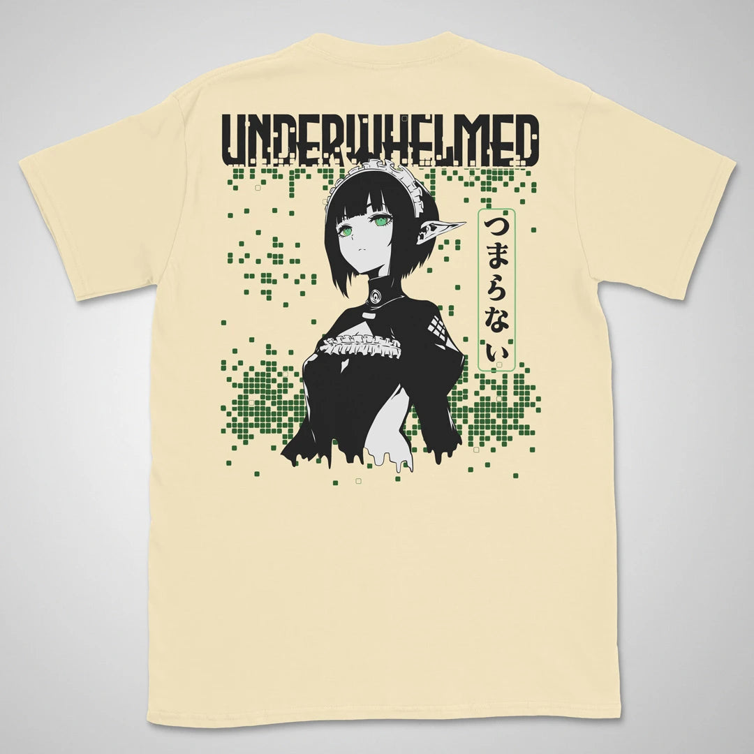 Underwhelmed | back print ❀ T-shirt