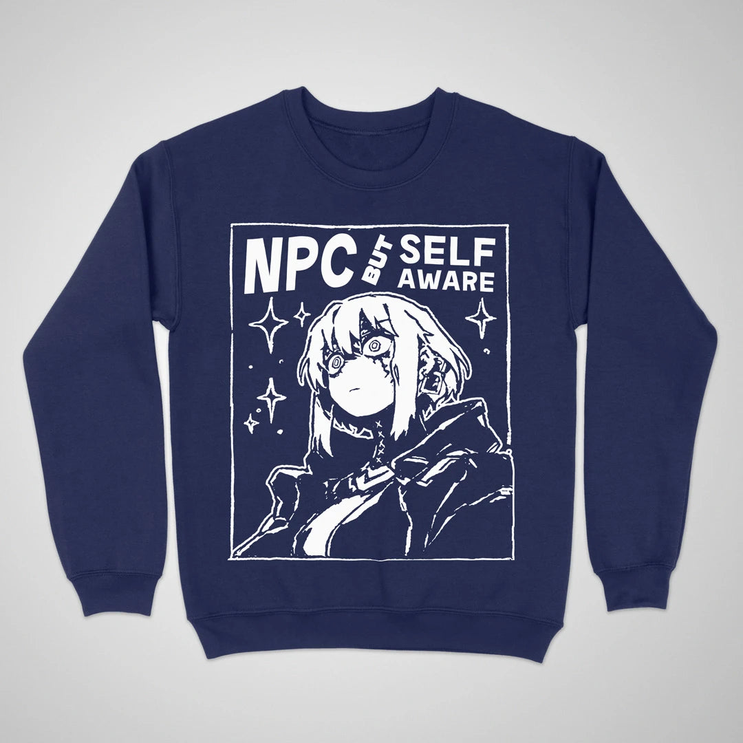 NPC But Self-aware ❀ Crewneck