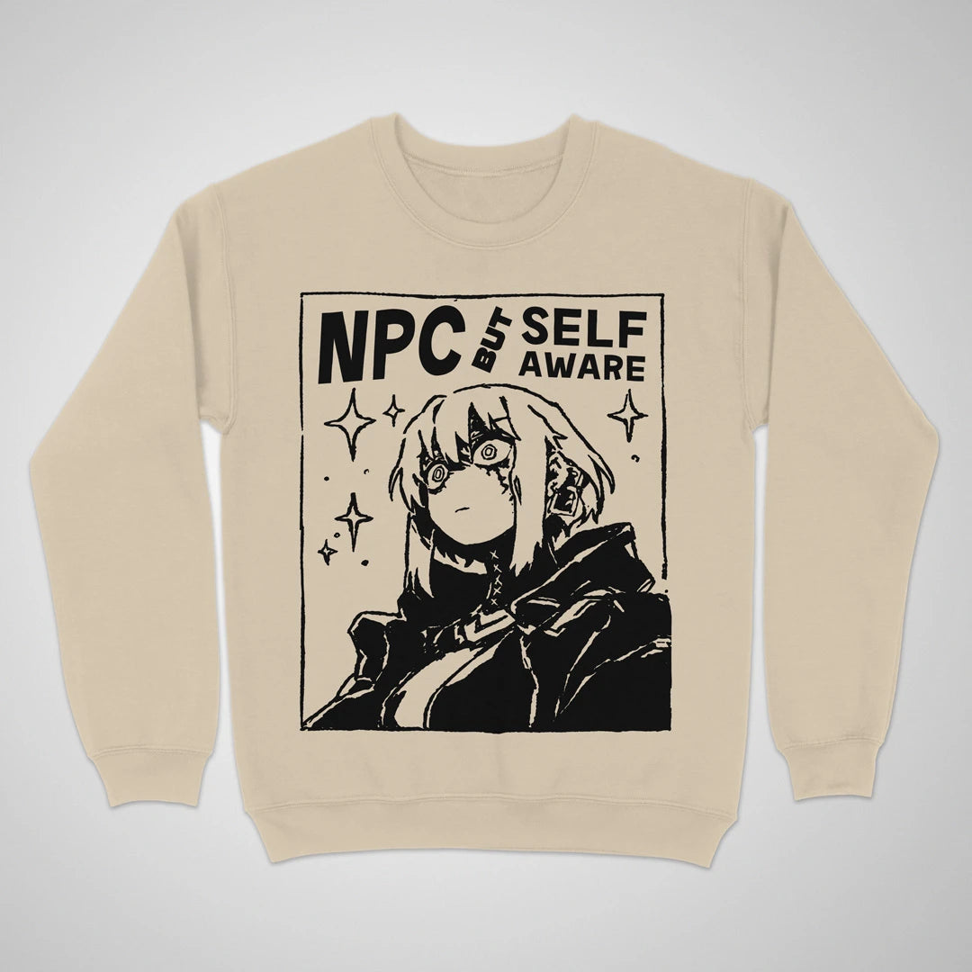 NPC But Self-aware ❀ Crewneck