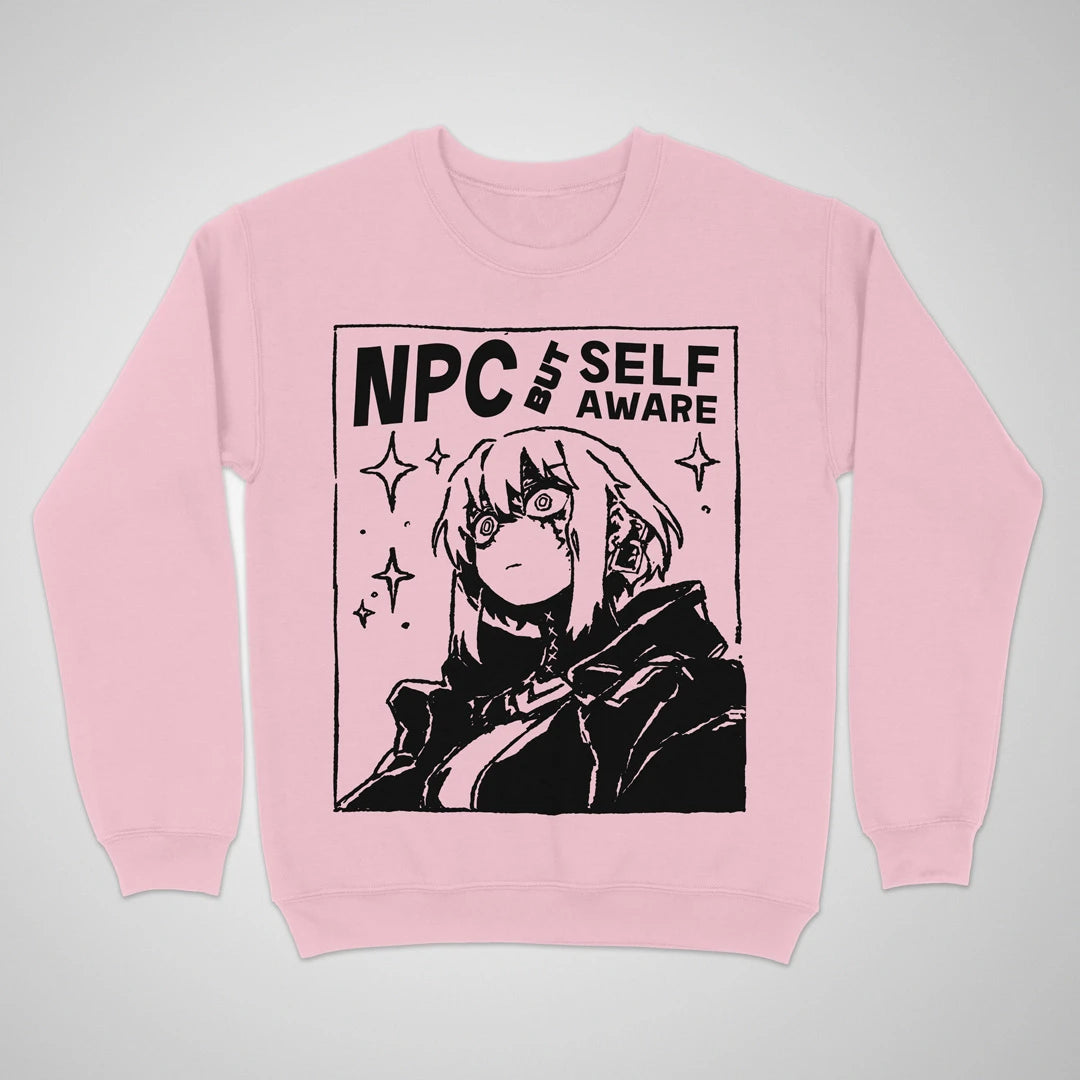 NPC But Self-aware ❀ Crewneck