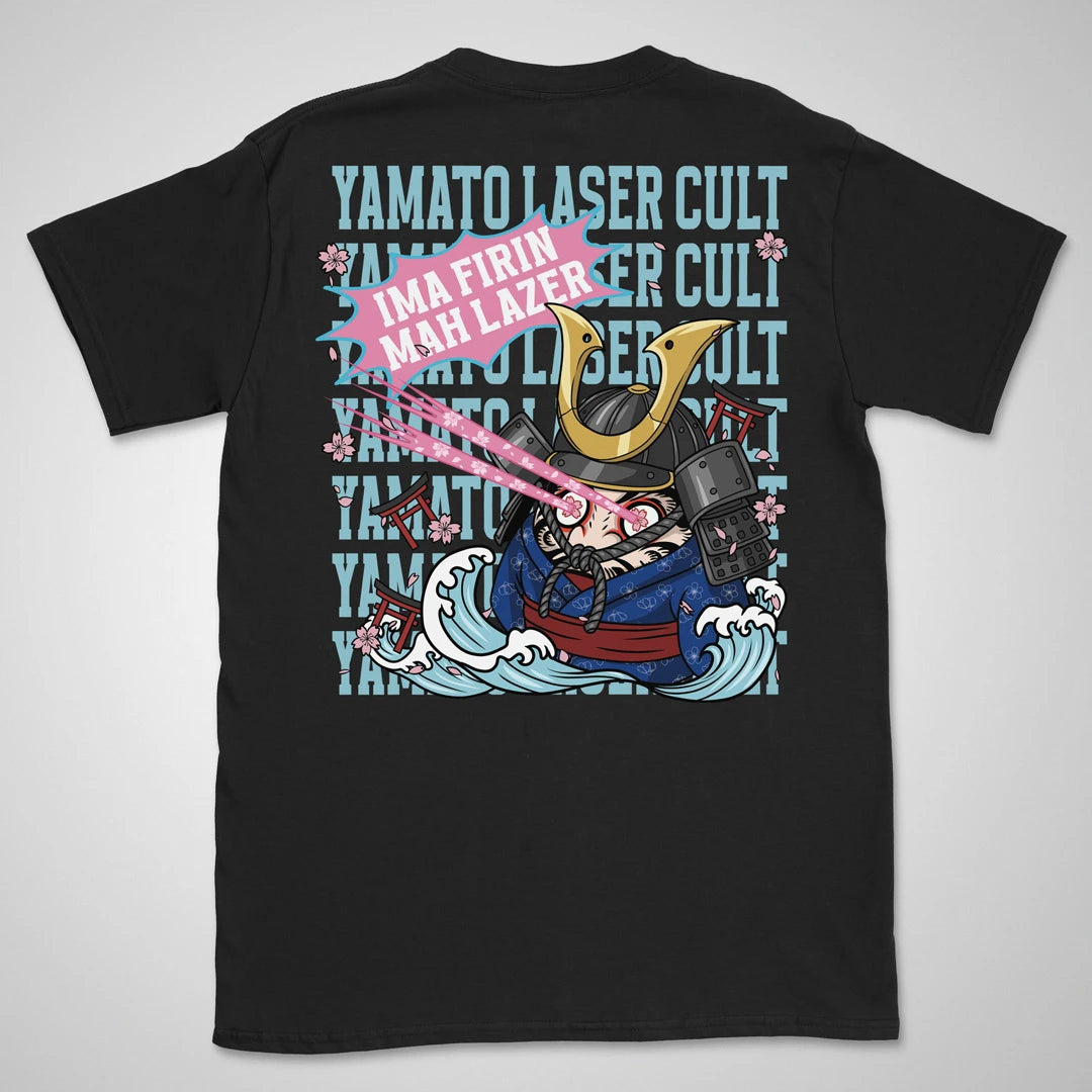 Yamato Laser Cult | back print ❀ T-shirt
