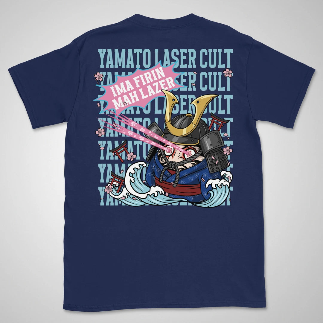 Yamato Laser Cult | back print ❀ T-shirt