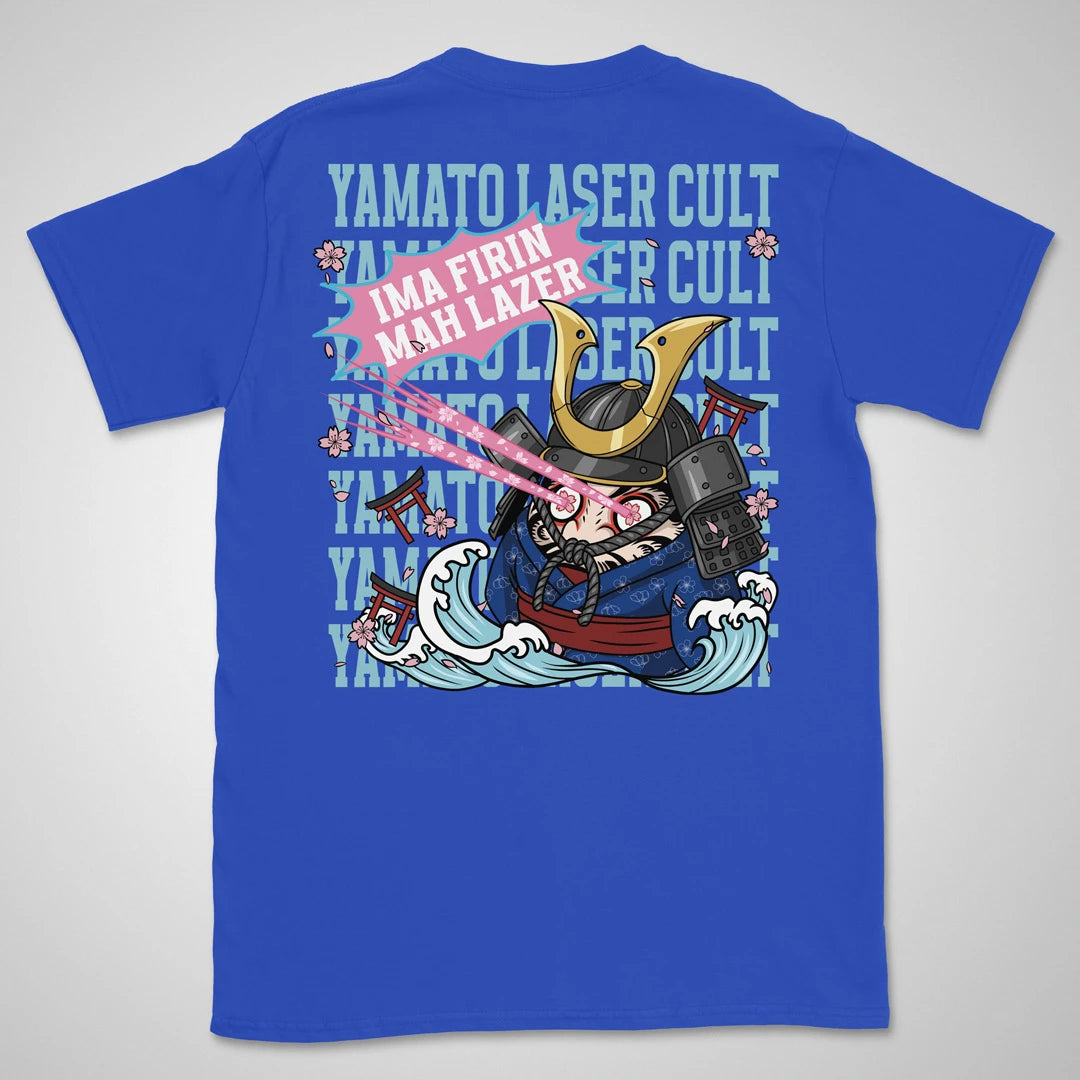 Yamato Laser Cult | back print ❀ T-shirt
