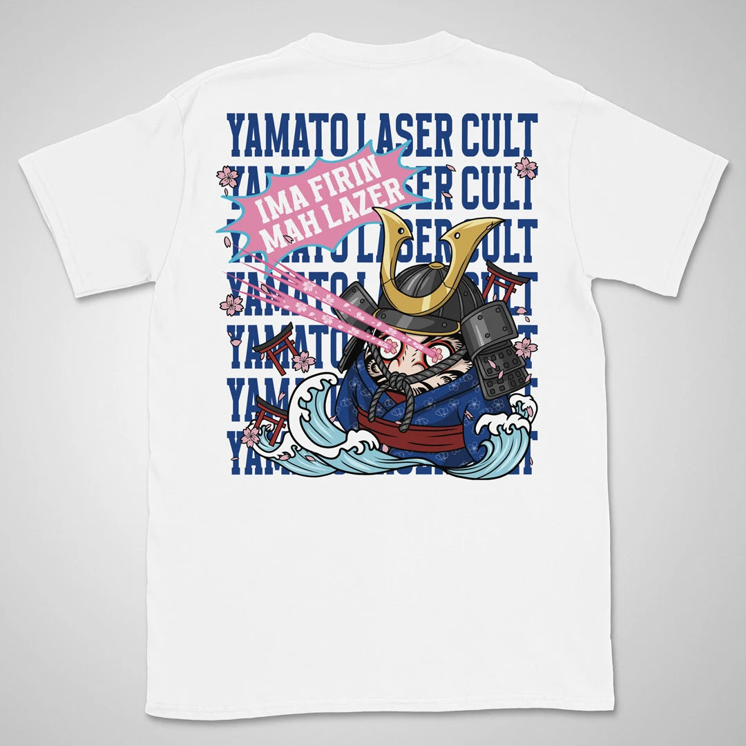 Yamato Laser Cult | back print ❀ T-shirt