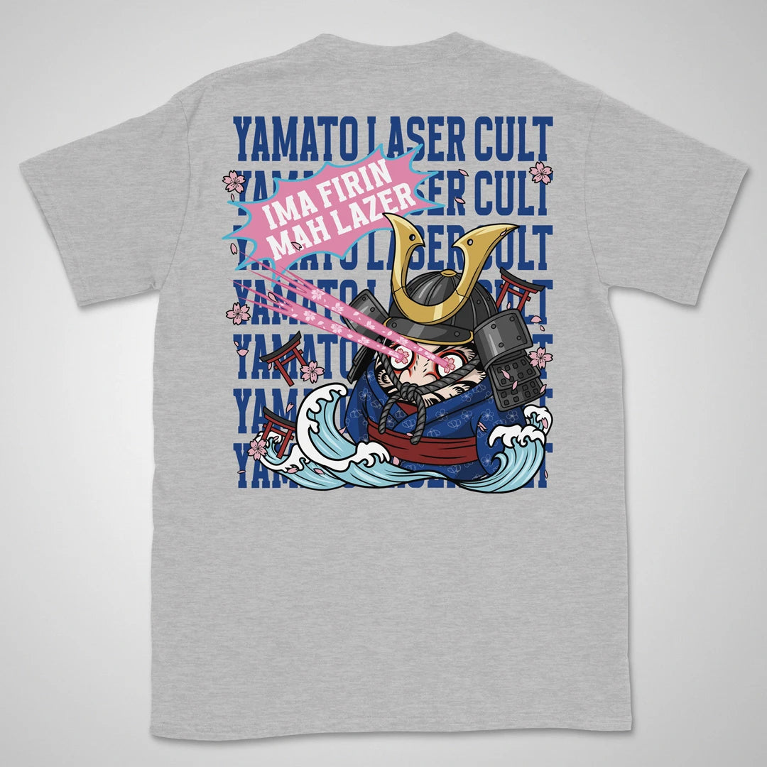 Yamato Laser Cult | back print ❀ T-shirt