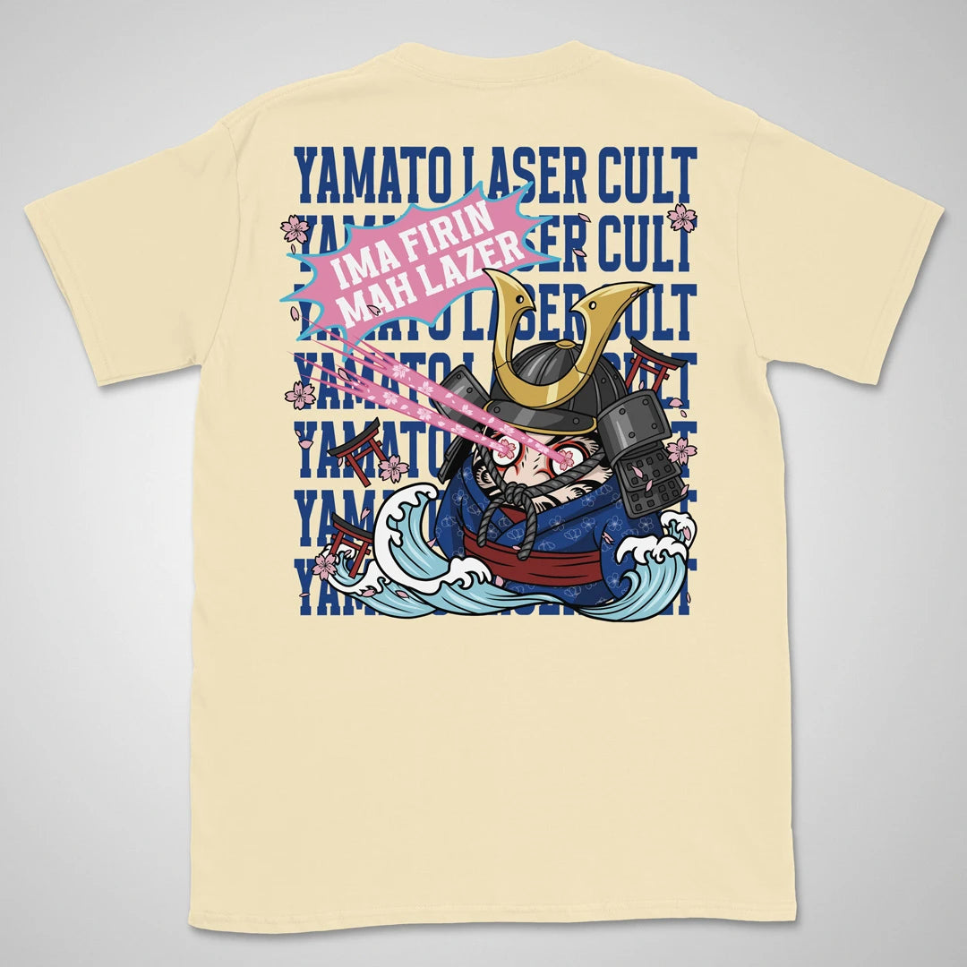 Yamato Laser Cult | back print ❀ T-shirt