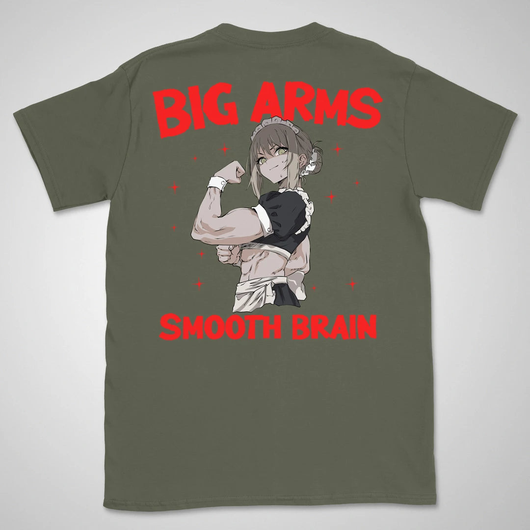 Smooth Brain | back print ❀ T-shirt