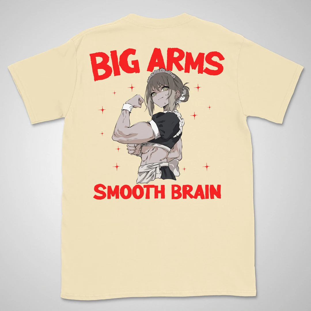 Smooth Brain | back print ❀ T-shirt