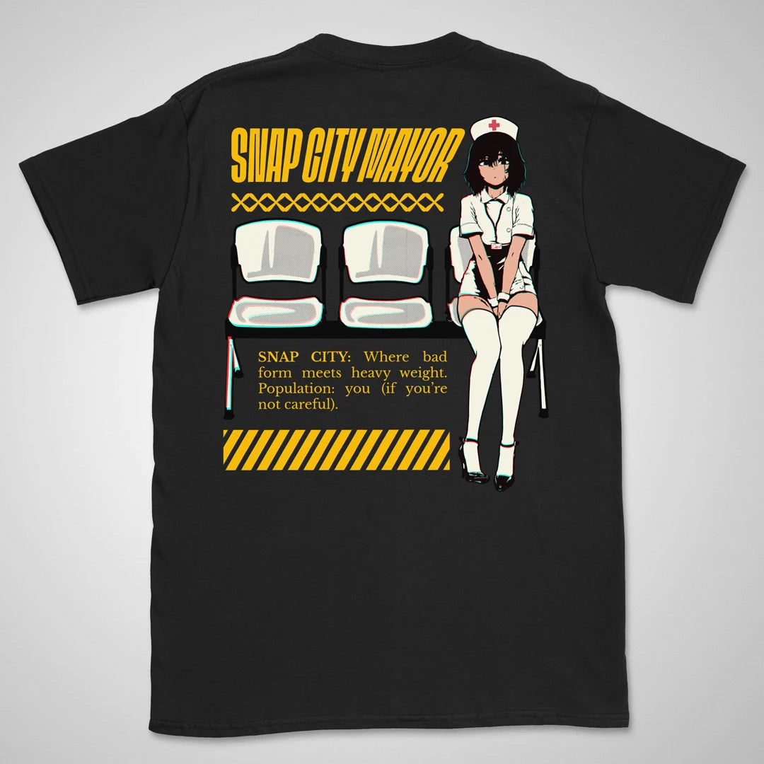 Snap City Major | back print ❀ T-shirt