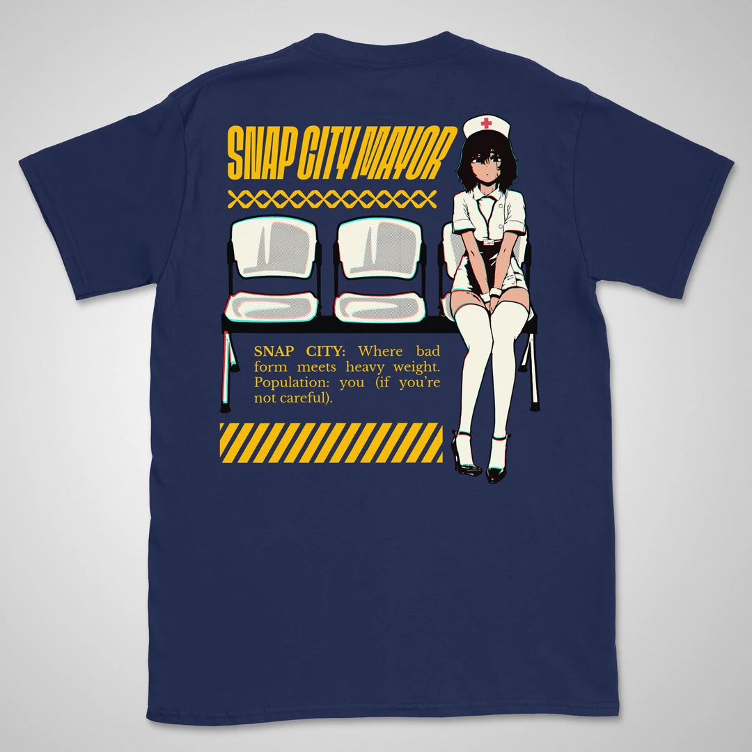 Snap City Major | back print ❀ T-shirt