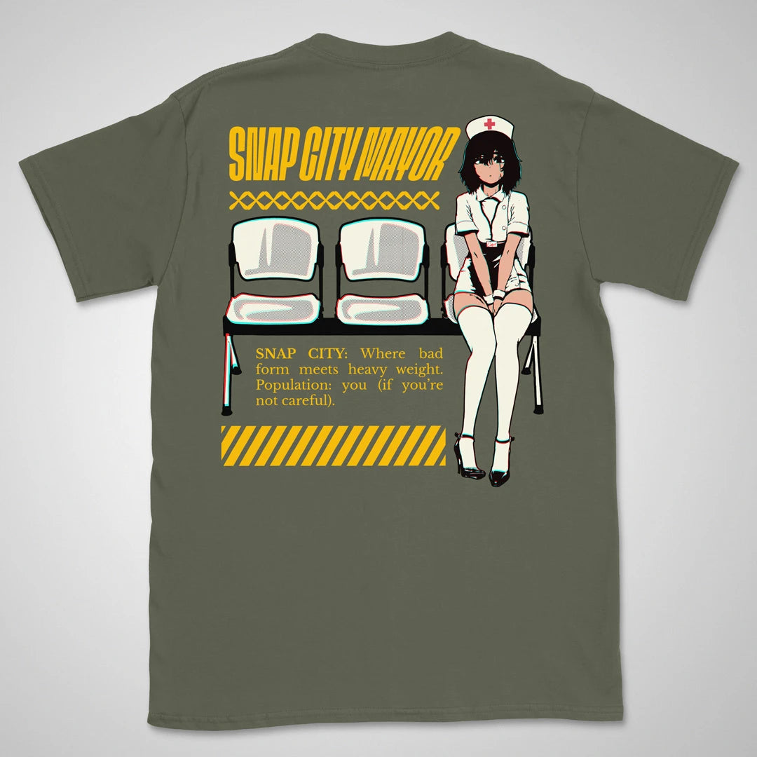Snap City Major | back print ❀ T-shirt