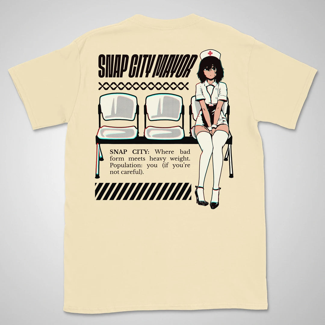 Snap City Major | back print ❀ T-shirt