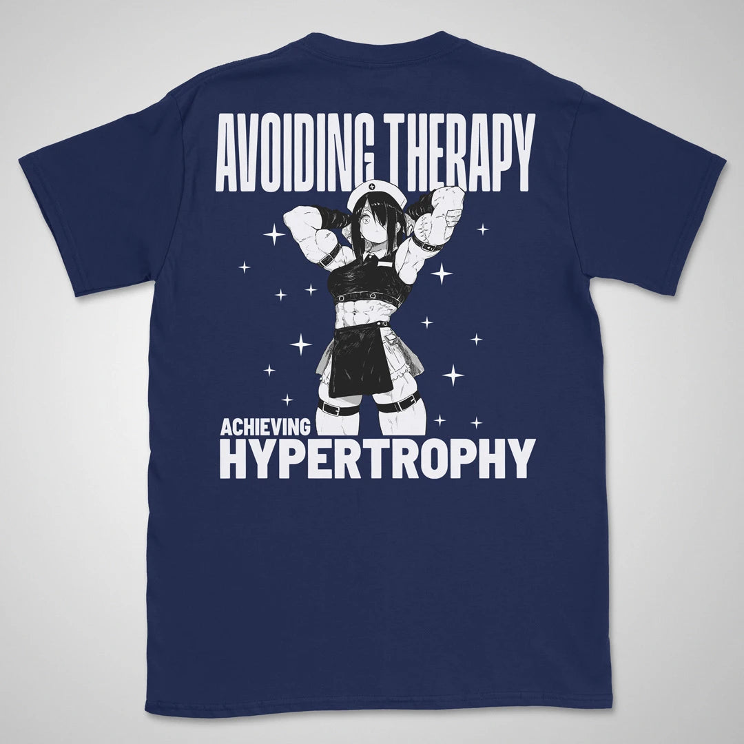 Avoiding Therapy | back print ❀ T-shirt