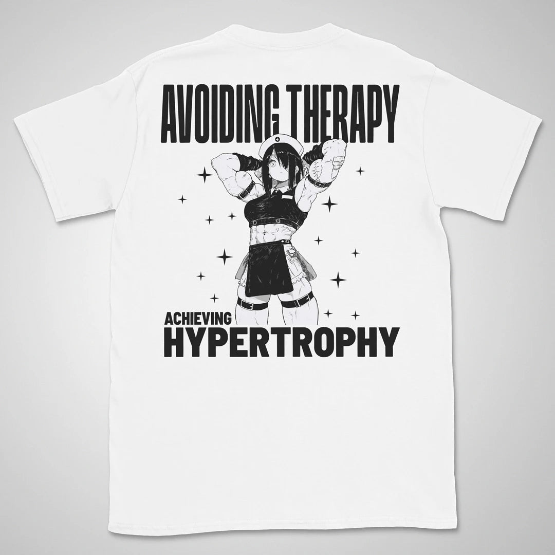 Avoiding Therapy | back print ❀ T-shirt